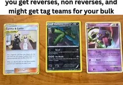 Pokemon TCG 100 Cards Bulk Lot +5 Holos +1 (V, VMAX, ex, GX or VSTAR) Any Era 731329511228 - Image 4