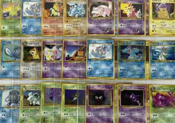 VTG Japanese WoTC Pokemon Card Collection Binder Lot Holo Rare Base Neo Gym - Image 1