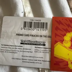 Pokemon Pikachu Card On the Ball Futsal, 001/005, Sealed - Image 3