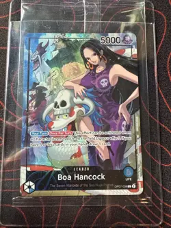 Boa Hancock OP07-038 - PSA With Magazine Foil Promo Card - One Piece TCG Sealed - Image 1