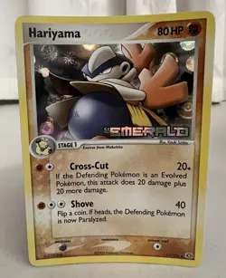 Hariyama EX Emerald 31/106 Reverse Holo Pokemon Card 2005 Near Mint - Mint - Image 1