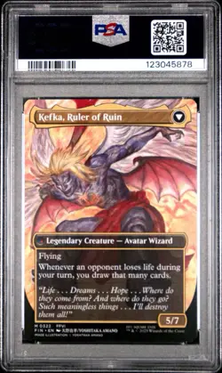 MTG PSA 10 Kefka, Court Mage (0322)Borderless Final Fantasy 2025 English - Image 2