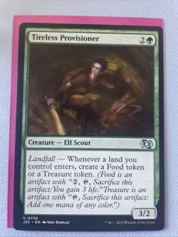 Magic The Gathering MTG TIRELESS PROVISIONER Foundations Jumpstart NM Near Mint - Image 1