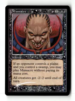 MTG | Massacre | Nemesis | Foil | Moderately Played | English - Image 1