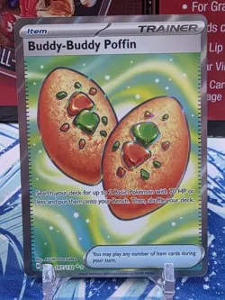 Buddy-Buddy Poffin 167/132 Ultra Rare Full Art Holo - Pokemon Mega Evolutions - Image 1