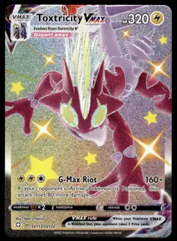 Pokemon TCG Shining Fates: Shiny Vault #SV113/SV122 Toxtricity VMAX NM - Image 1