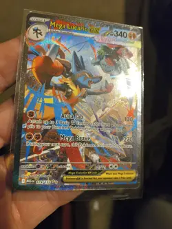 Pokemon TCG Mega Lucario EX Special Illustration Rare #179/132 Full Art Holo NM - Image 5