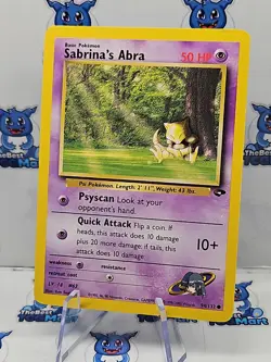 Sabrina's Abra 94/132 Pokemon Gym Challenge LP - Image 1