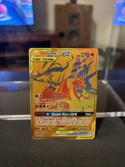 Pokemon TCG Reshiram & Charizard GX SM247 Black Star Promo - Image 1