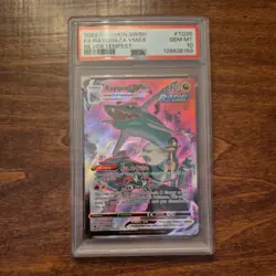 PSA 10 Rayquaza Vmax TG20 Pokemon Sword Shield Silver Tempest Trainer Gallery - Image 1