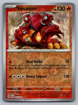 Pokemon TCG Paradox Rift Volcanion #22 Reverse Holo - Image 1