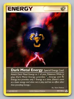 Pokemon TCG Holon Phantoms Dark Metal Energy 97/110 - Image 1