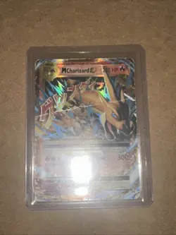 Pokemon Mega M Charizard EX 13/108 Holo Rare Well Played With - Image 1
