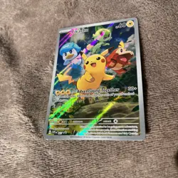 Pikachu 027 Black Star Holo Promo Scarlet & Violet Paldea Evolved Pokemon TCG - Image 1
