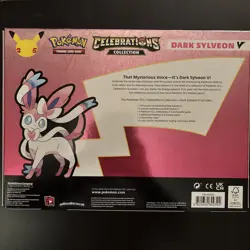 Pokemon: Celebrations: 25th Anniversary Dark Sylveon V Collection Box (SEALED) - Image 2