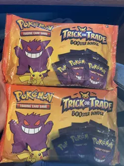 2X Pokemon TCG BOOster Gengar Trick Or Trade Halloween Bundle - 80 Packs! 820650850783 - Image 1