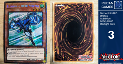 Yu-Gi-Oh | Elemental Hero Stratos | BODE-EN100 | Starlight Rare | 1st Edition - Image 3