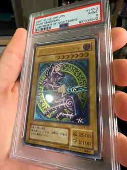 PSA 9 2001 YU-GI-Oh Japanese Labyrinth of Nightmare LN 53 Dark Magician New Cert - Image 2
