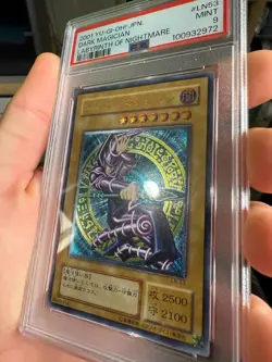 PSA 9 2001 YU-GI-Oh Japanese Labyrinth of Nightmare LN 53 Dark Magician New Cert - Image 3