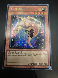 YUGIOH GEM-ARMADILLO SECRET RARE LP HA05-EN005 - Image 3