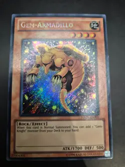 YUGIOH GEM-ARMADILLO SECRET RARE LP HA05-EN005 - Image 5