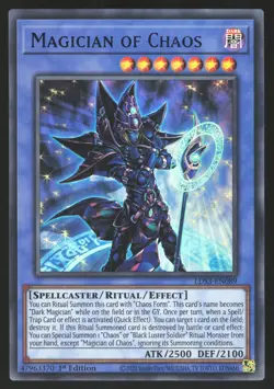Magician of Chaos - LDS3-EN089 - BLUE Ultra Rare - 1st Edition Yugioh - Image 1