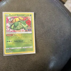 Pokemon TCG Radiant Venusaur Holo Card Pokemon Go 004/078 - Image 1