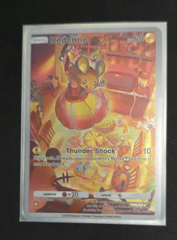 Pokemon TCG Pocket Dedenne Custom HoloFoil Card With Texture - Image 4