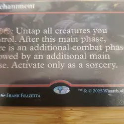 1x Aggravated Assault - Frazetta Foil, Secret Lair, Magic, MTG Card Error, 001 - Image 2