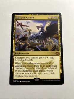 All-Out Assault - Tarkir: Dragonstorm MTG Plus Bonus Card!!! - Image 1