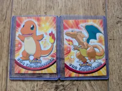 Pokemon Topps Charizard Charmander Rare Cards 1998 - Image 1