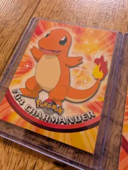 Pokemon Topps Charizard Charmander Rare Cards 1998 - Image 3
