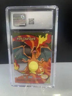 Pokemon Topps Series 2 & 3 PC1-PC10 Clear Card Set Charizard CGC 8 - Image 2
