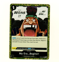 My Era Begins!! OP09-096 R Foil Emperors In The New World One Piece Trading Card - Image 1