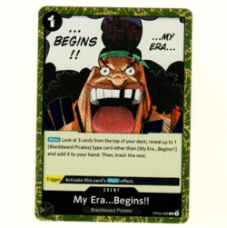 My Era Begins!! OP09-096 R Foil Emperors In The New World One Piece Trading Card - Image 3