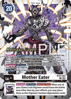 Mother Eater [BT22-007] [Cyber Eden Release Event Cards] - Image 1