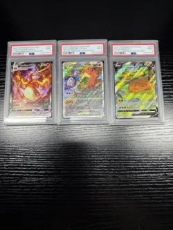 Charizard UPC Promo Cards - SWSH260 SWSH261 & SWSH262 Set PSA 9 Sequential - Image 1