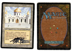 1x Library of Alexandria Signed Mark Poole Heavy Play, English Arabian Nights MT - Image 1