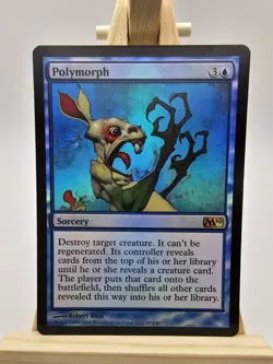 MTG Polymorph Magic 2010 67/249 Foil Rare - Image 2
