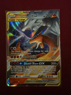 Pokemon Reshiram & Charizard GX 20/214 Sm-Unbroken Bonds Holo NM/M Tag Team - Image 2