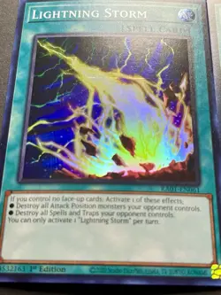 3x Lightning Storm | RA01-EN061 | Super Rares | NM | 1st Edition | YuGiOh! - Image 2