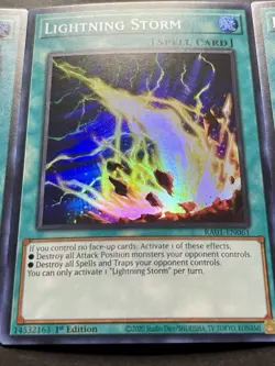 3x Lightning Storm | RA01-EN061 | Super Rares | NM | 1st Edition | YuGiOh! - Image 4