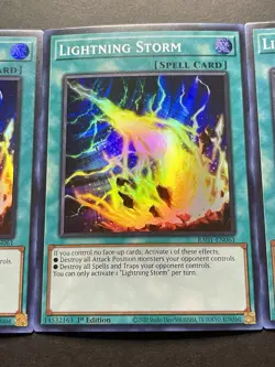 3x Lightning Storm | RA01-EN061 | Super Rares | NM | 1st Edition | YuGiOh! - Image 5