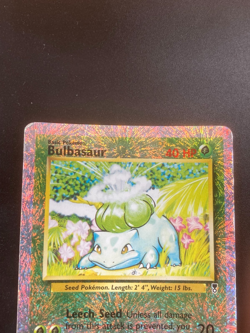 Pokemon TCG Bulbasaur 68/110 Reverse Holo Legendary Collection Moderately Played - Image 3