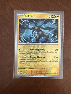 ZEKROM 066/182 PARADOX RIFT POKEMON (REVERSE HOLO, NM) - Image 1