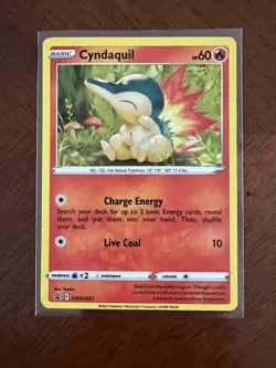 Cyndaquil SWSH221 - Pokemon TCG Black Star Promo (2022) - NM - Cosmos Holo - Image 1