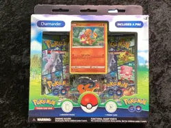 Pokemon TCG Pokemon Go Charmander Pin Collection Box - New Sealed - Image 1