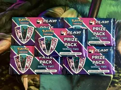 New Sealed - Pokemon Play! Prize Pack Series Two x5 Tournament Packs - Image 1