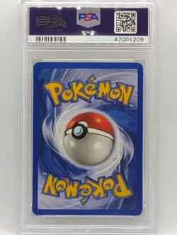 Pokemon WOTC 2000 Team Rocket Dark Alakazam Holo 1/82 PSA 9 Mint - Image 2