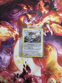 Pokemon TCG Ambipom 3/123 D&P Mysterious Treasures Holo Rare - Image 1